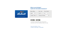 Tablet Screenshot of labatt.com